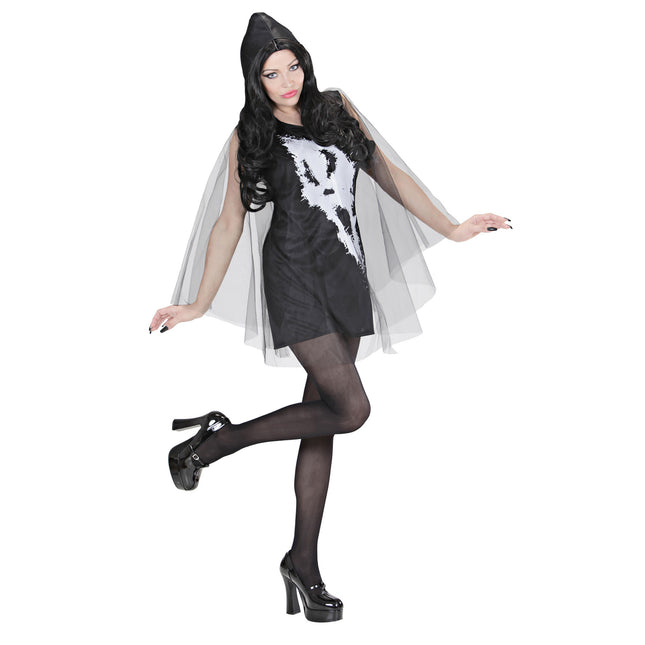 Vestido Fantasma Calavera 2 piezas