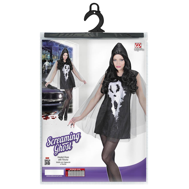 Vestido Fantasma Calavera 2 piezas