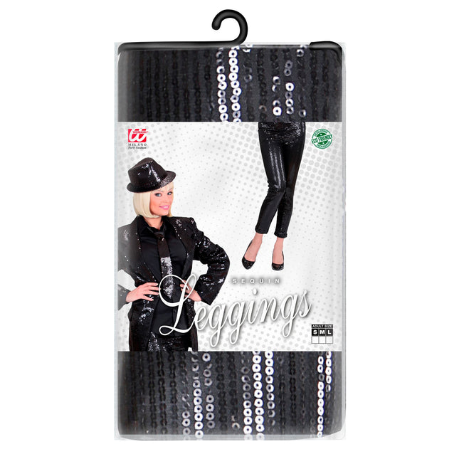 Legging Negro Lentejuelas