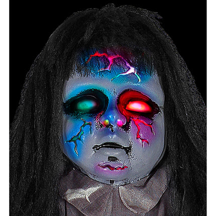 Muñeca de Halloween con Luz y Sonido 1,22m