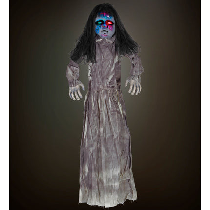 Muñeca de Halloween con Luz y Sonido 1,22m