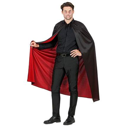 Capa de Halloween Rojo Negro 1,3m