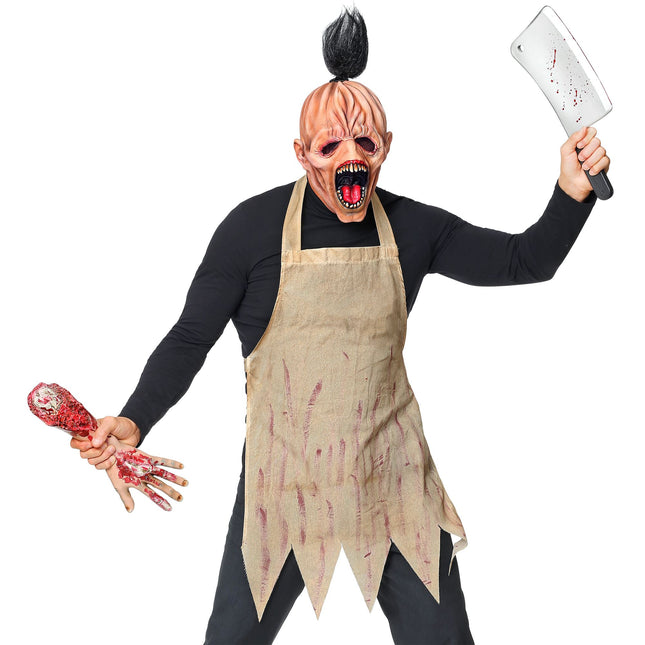 Set Accesorios Halloween Carnicero 2 piezas
