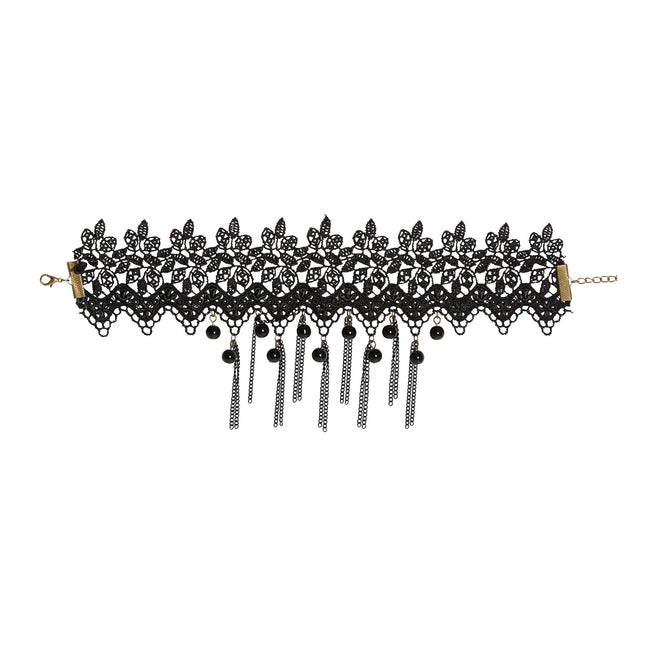 Collar de Halloween con perlas