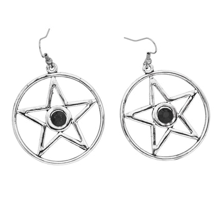 Pendientes de Halloween Plata Satán