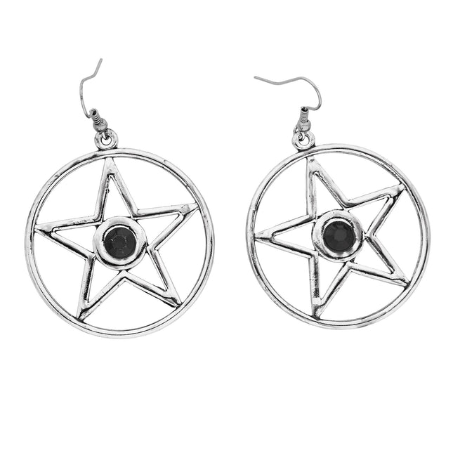 Pendientes de Halloween Plata Satán
