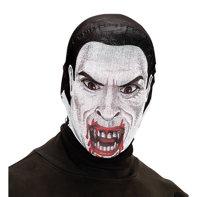 Máscara de Halloween Polvo de Vampiro Blanco