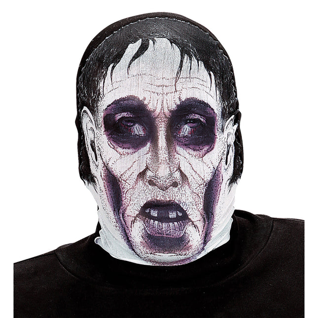 Máscara Halloween Zombie Morado