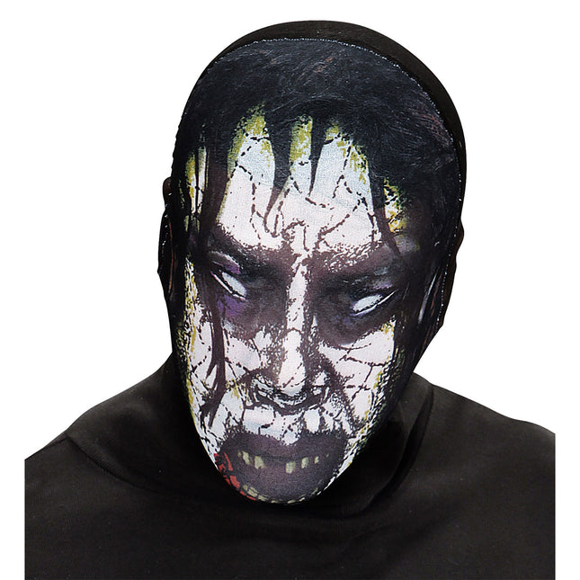 Máscara de Halloween Polvo de Zombie Gris