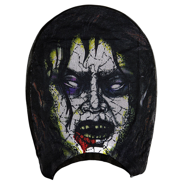 Máscara de Halloween Polvo de Zombie Gris