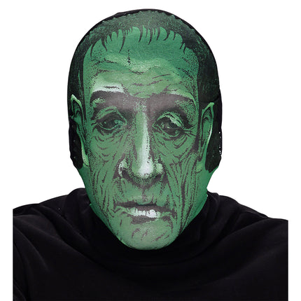 Máscara Halloween Verde Oscuro Zombie