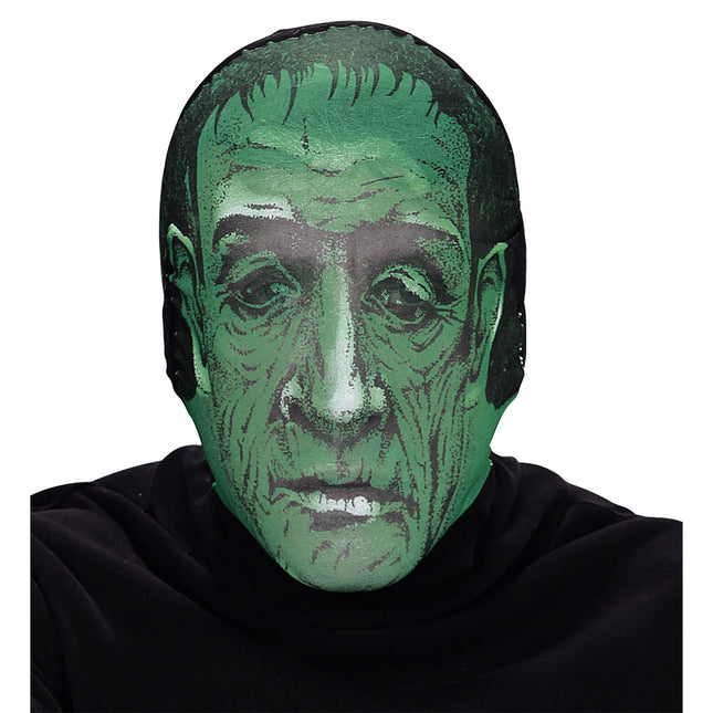 Máscara Halloween Verde Oscuro Zombie