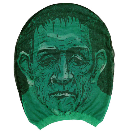 Máscara Halloween Verde Oscuro Zombie