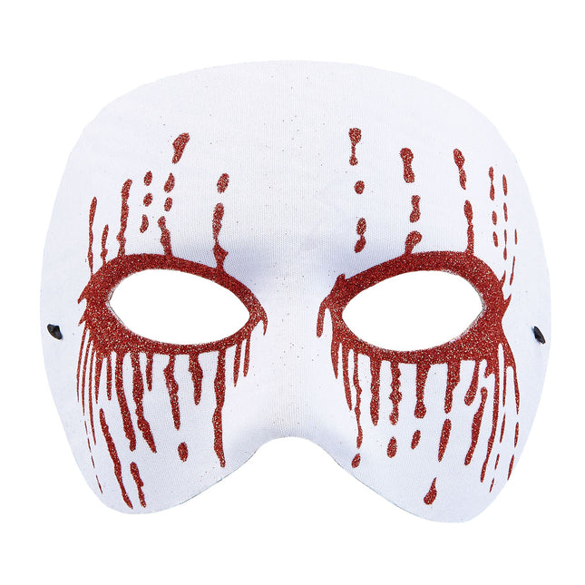 Máscara de Halloween Blanca Psicópata