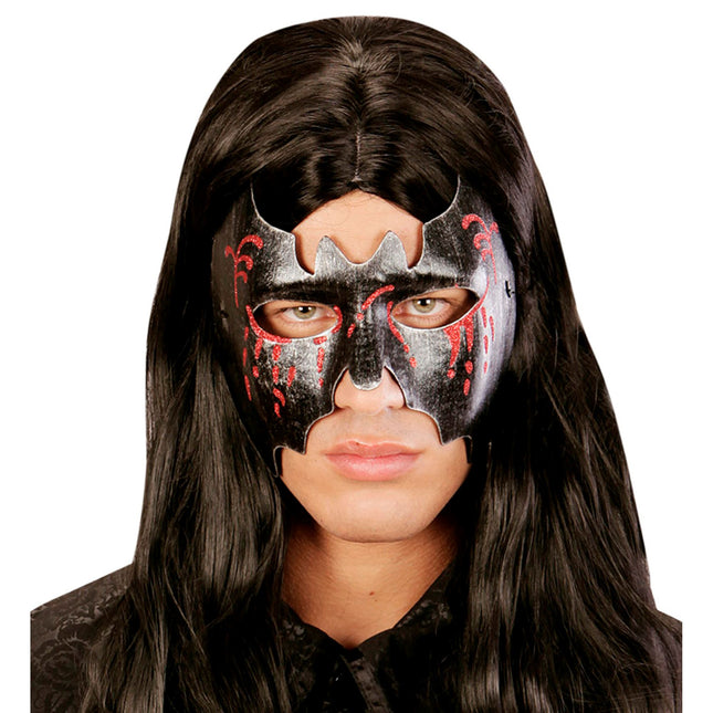 Máscara de Halloween Murciélago Sangriento
