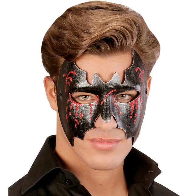 Máscara de Halloween Murciélago Sangriento