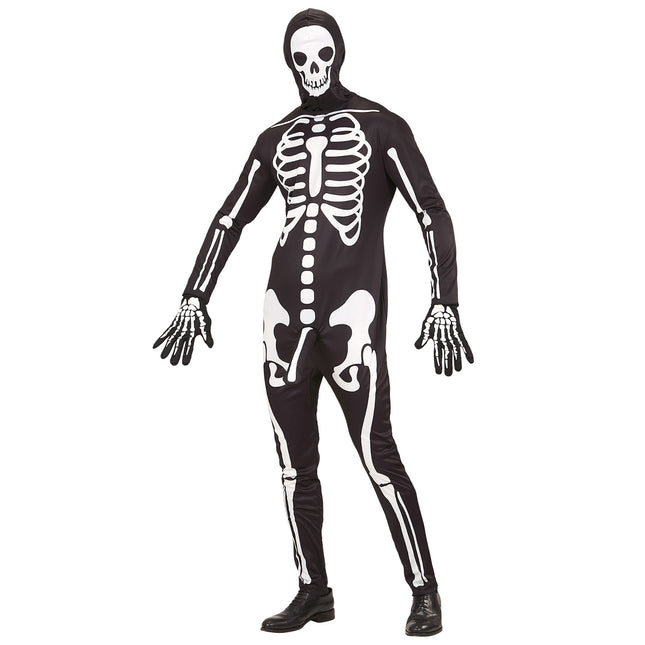 Disfraz Halloween Hombre Esqueleto 3 piezas