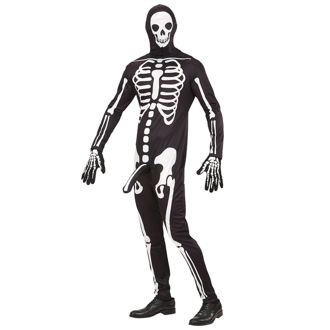 Disfraz Halloween Hombre Esqueleto 3 piezas