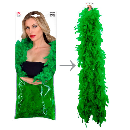 Plumas de Boa Verde 1,8m