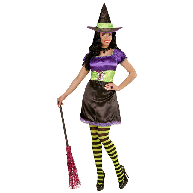 Vestido de Halloween Bruja 2 piezas