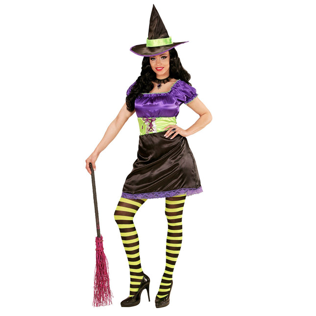 Vestido de Halloween Bruja 2 piezas