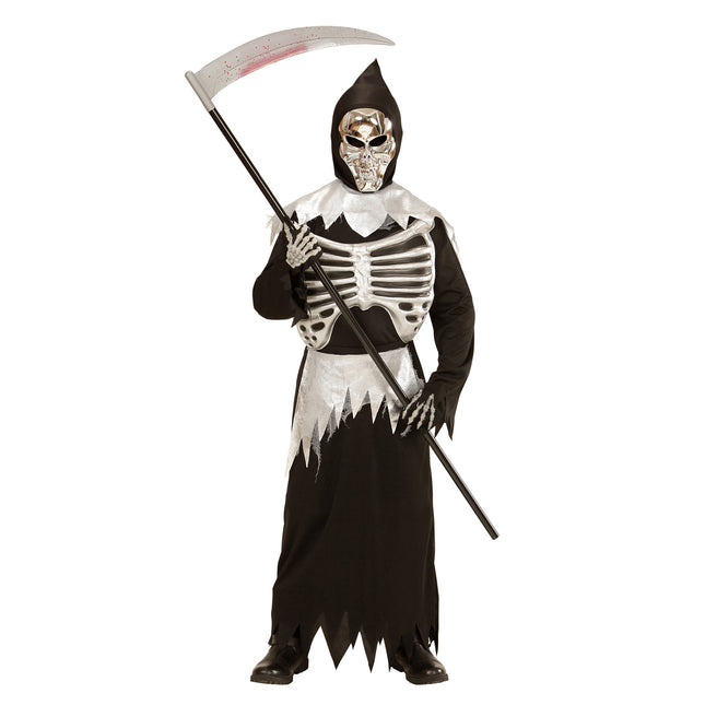 Disfraz de Halloween de Parca Flaca Infantil 3 piezas