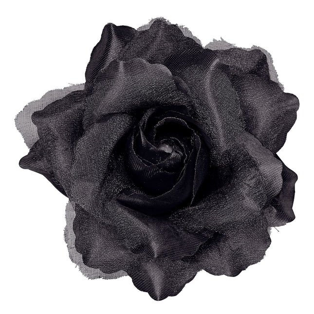 Flor de pelo negra