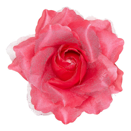 Flor de pelo rosa