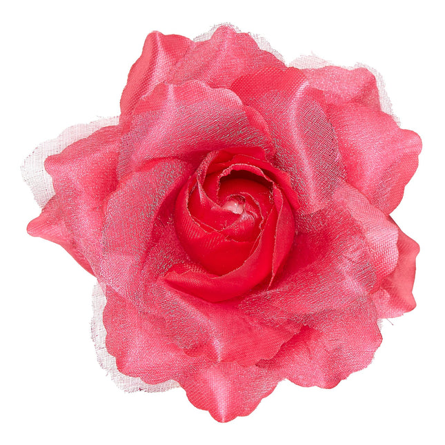 Flor de pelo rosa
