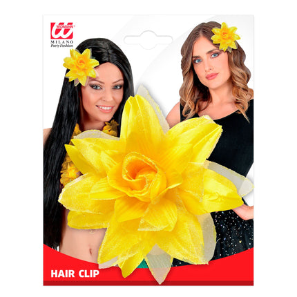 Flor de pelo amarilla