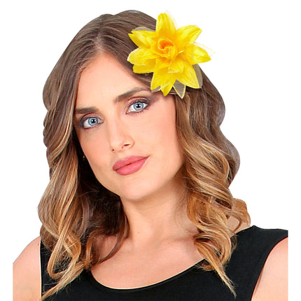 Flor de pelo amarilla