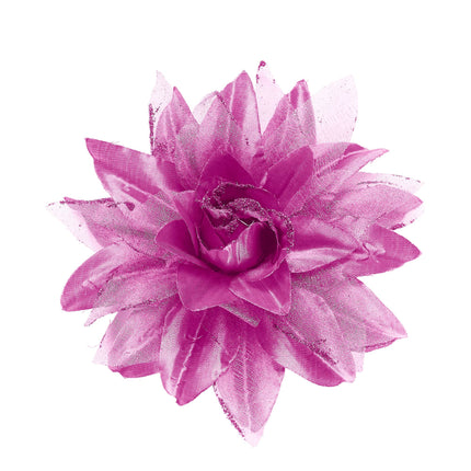Purpurina Flor de Pelo Rosa