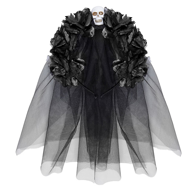 Diadema de Halloween con velo