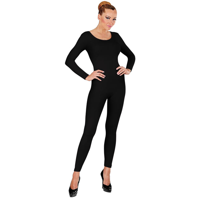 Body Negro Damas Largo