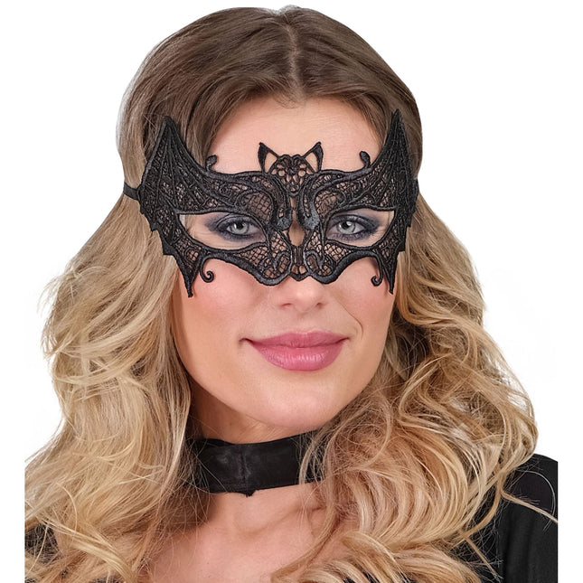 Máscara de ojos de Halloween Gato