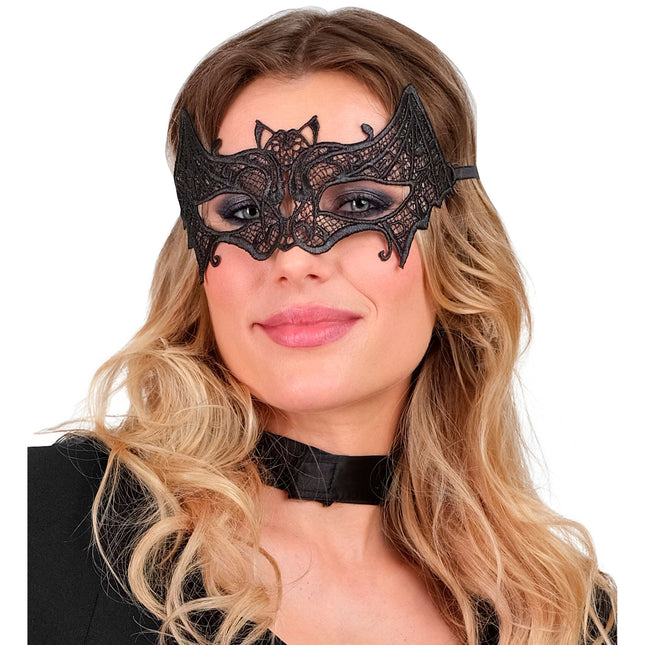 Máscara de ojos de Halloween Gato
