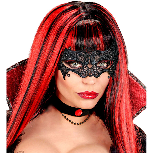 Máscara de ojos de Halloween Gato