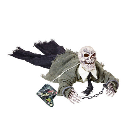 Muñeca de Halloween que se arrastra con sonido