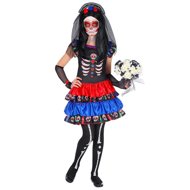 Disfraz Día De Los Muertos Niño