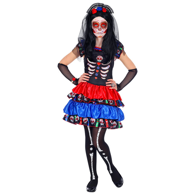 Disfraz Día De Los Muertos Niño