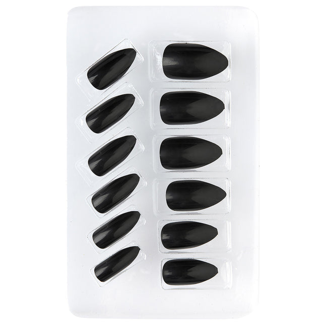 Uñas postizas negras