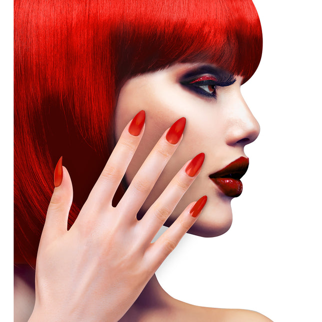 Uñas postizas rojas