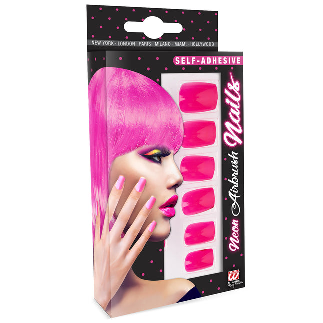 Uñas postizas rosas