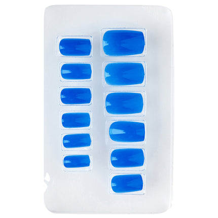 Uñas postizas azules