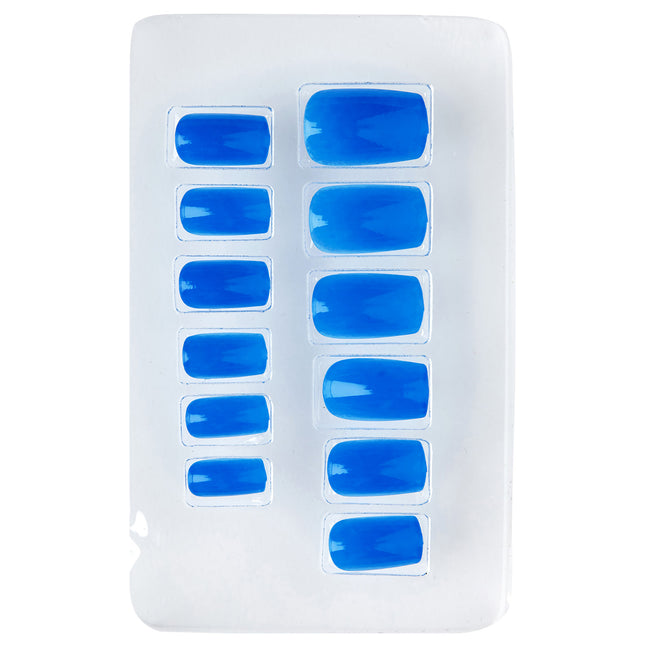 Uñas postizas azules