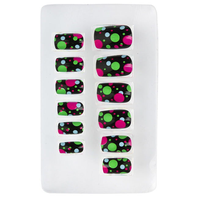Bombillas de colores para uñas postizas