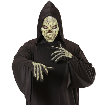 Máscara Halloween Calavera Beige