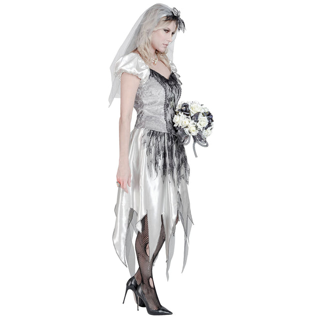 Vestido Halloween Señoras Novia Fantasma