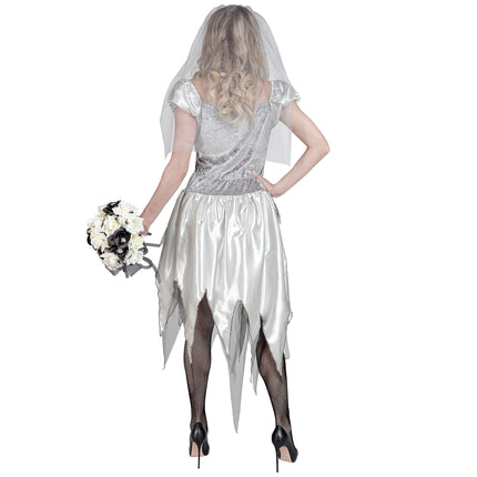 Vestido Halloween Señoras Novia Fantasma