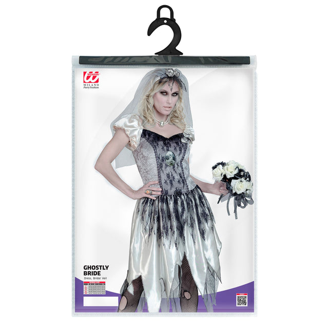 Vestido Halloween Señoras Novia Fantasma